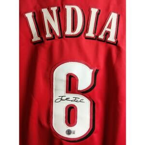 Johnathan India Autgraphed Jersey Beckett COA Reds